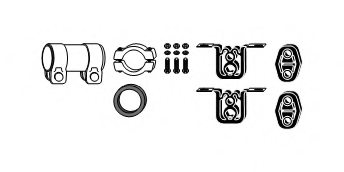 HJS 82 11 2309 Mounting Kit, exhaust system